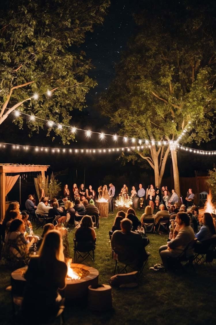 50th-birthday-themes-for-women-Backyard Bonfire
