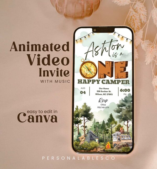 Video Animated Invite C1 1 Plain 2 2